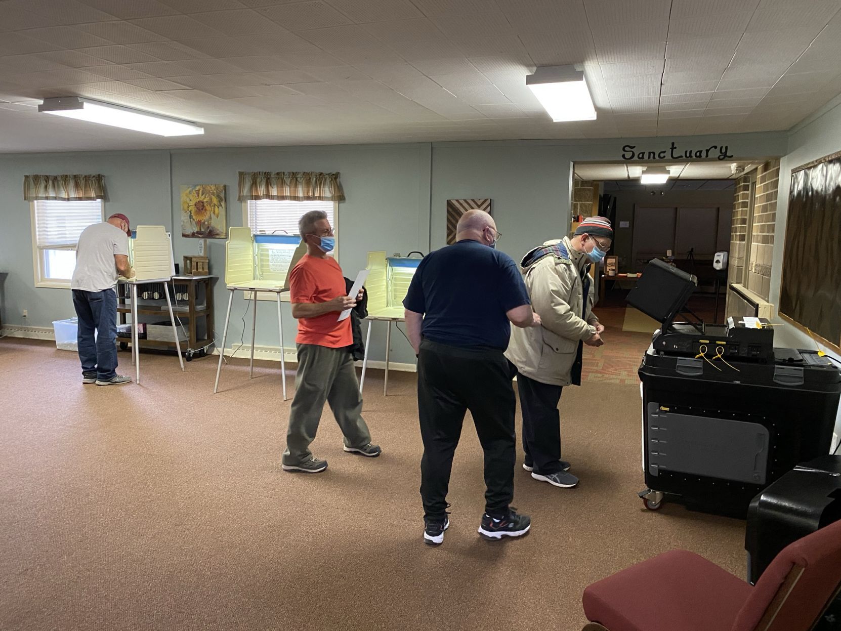 Returning ballots